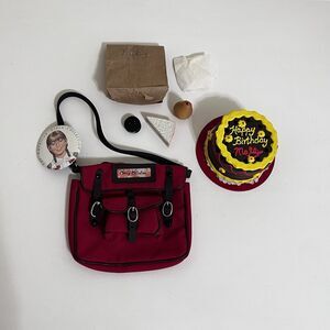 Vintage American Girl Molly McIntire Lot School Bag Lunch Cake Pin